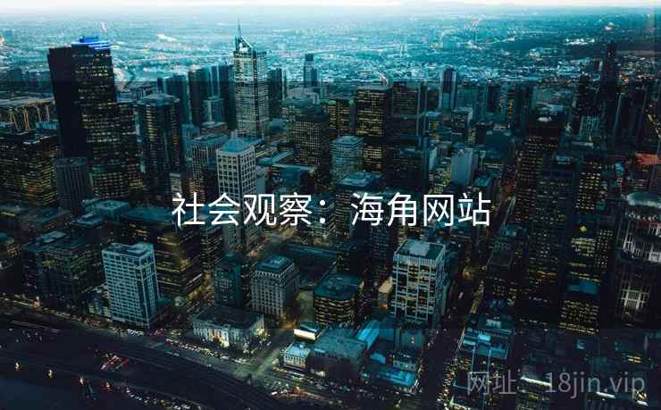 社会观察:海角网站